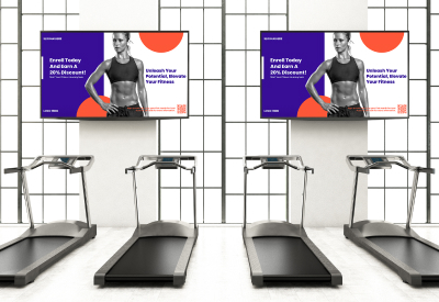 ConnectLuxe Digital Signage - Gym